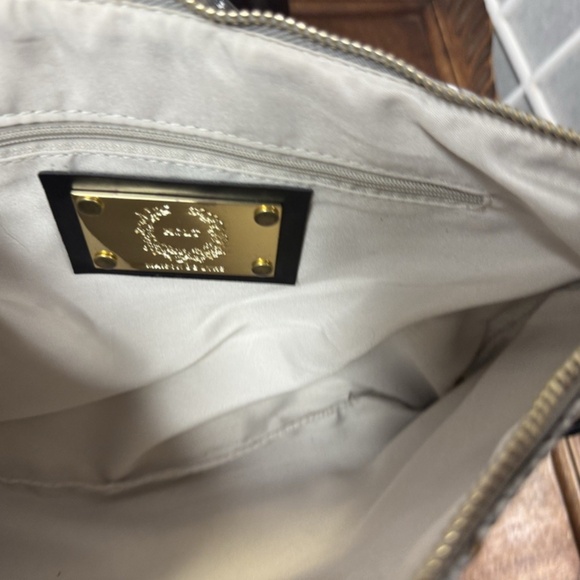 Holt, Woman, Bag Purse Envelope Style, Silver-Gold,Polyurethane,Zipper,Pockets.! - Picture 6 of 9